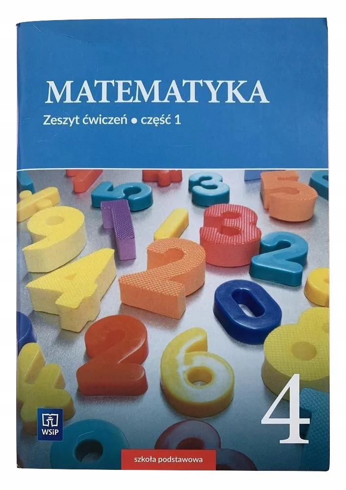 Okładka: MATEMATYKA ćwiczenia klasa 4 WSIP zeszyt ćwiczeń