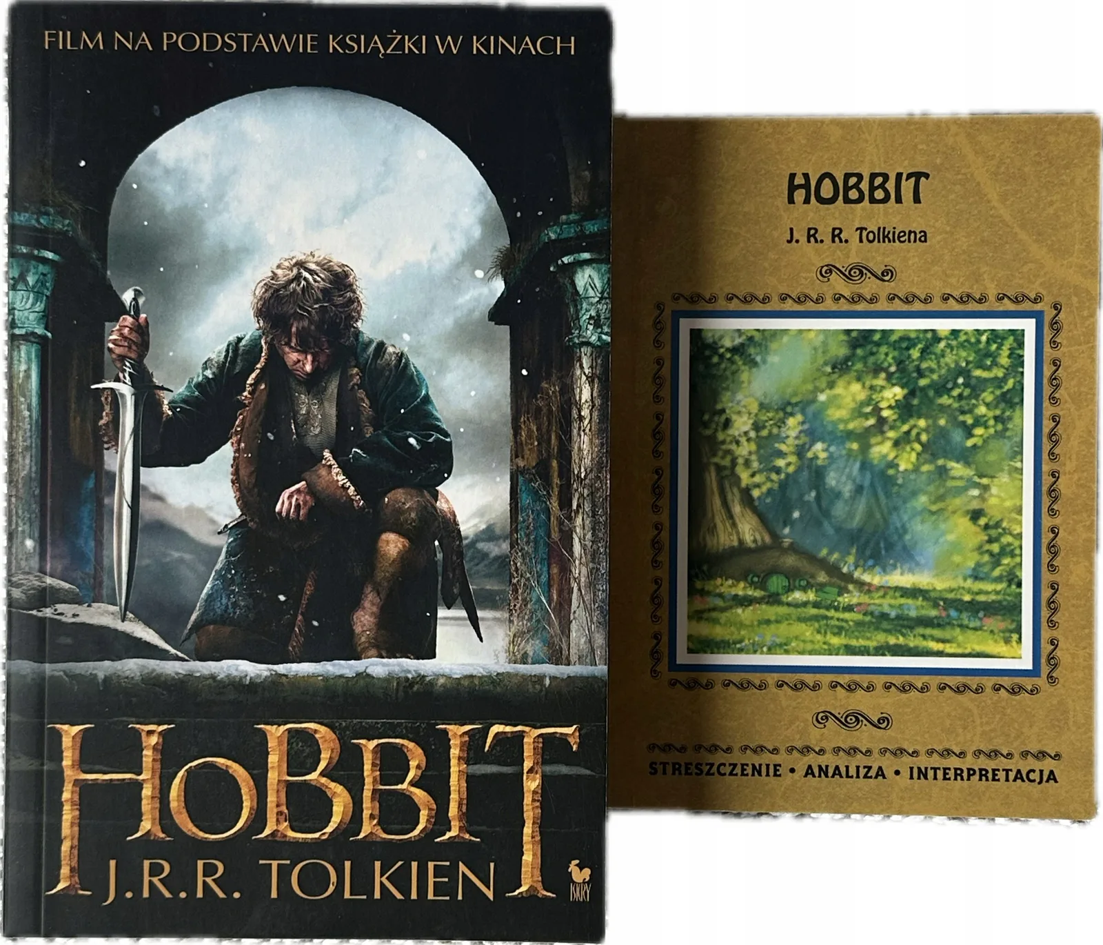Okładka: Lektura Hobbit czyli tam i z powrotem + streszczenie opracowanie ściąga