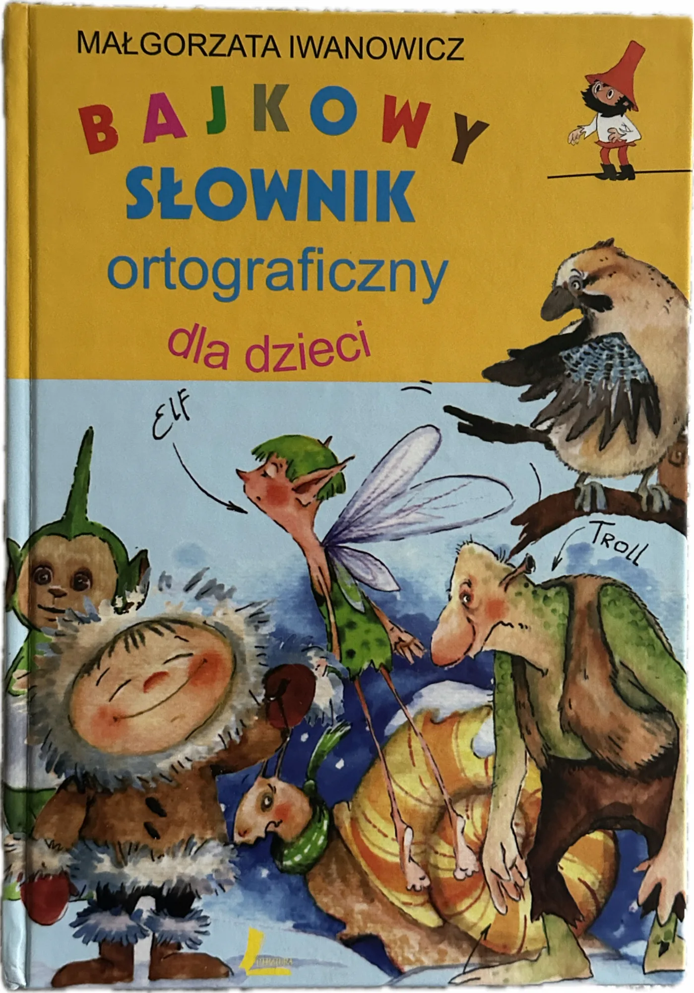 Okładka: Słownik Słowniczek ortograficzny dla dzieci klasa 1 2 3 SP duzy druk bdb