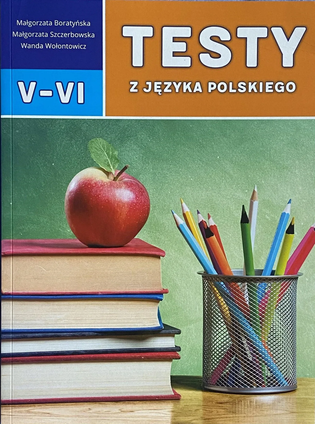 Okładka: język polski testy sprawdziany klasa 5 6 format a4 nowe