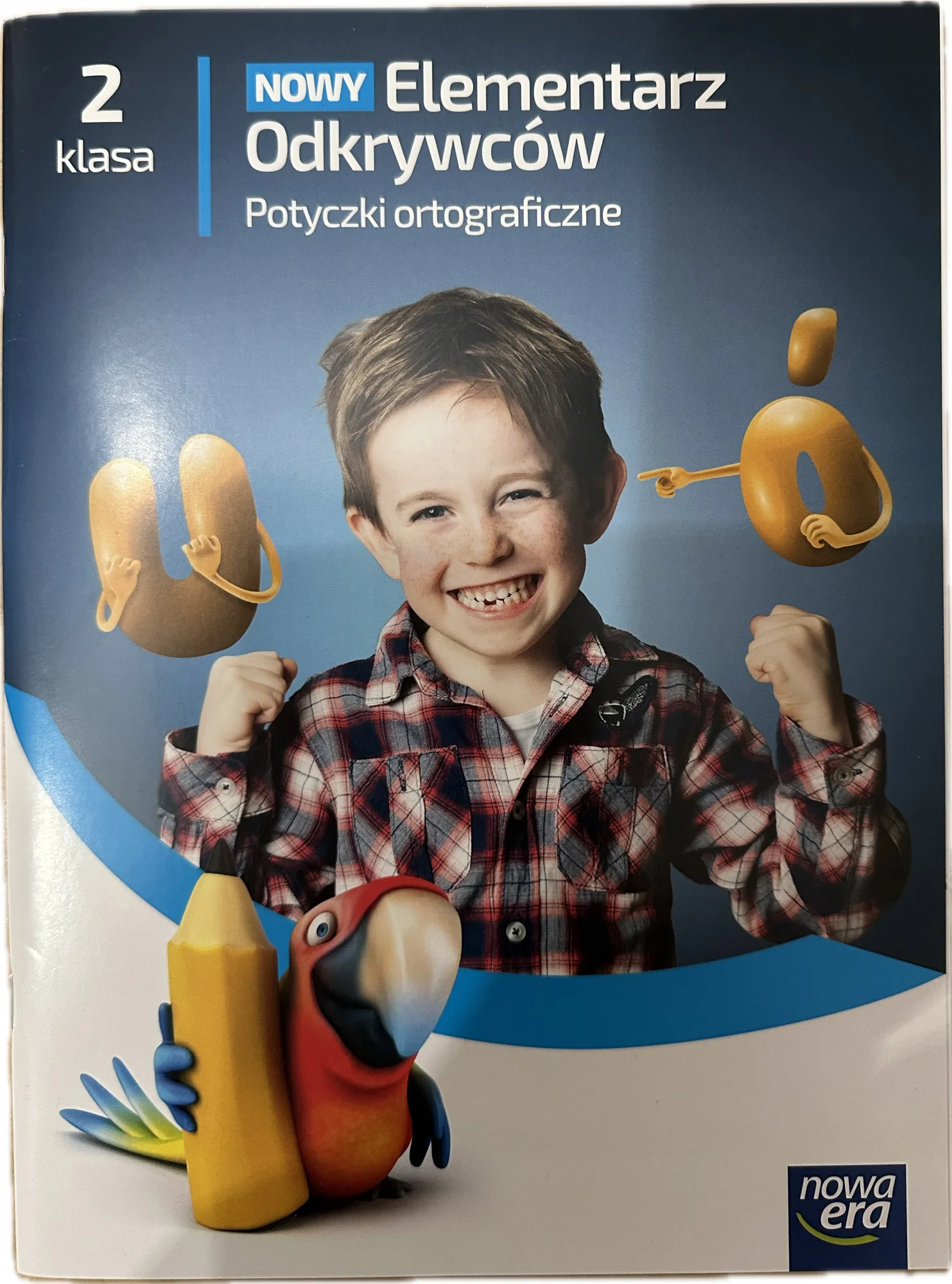 Okładka: Elementarz odkrywców. Potyczki ortograficzne. Zeszyt ćwiczeń. Klasa 2
